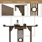 Console classique avec tiroir et étagère inférieure pour entrée ou couloir