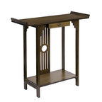 Console classique avec tiroir et étagère inférieure pour entrée ou couloir