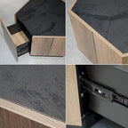 Bureau à hauteur réglable | Table d'écriture pour bureau à domicile | Plusieurs tailles et finitions