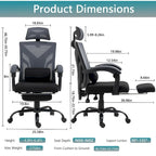Chaise pivotante de bureau à domicile