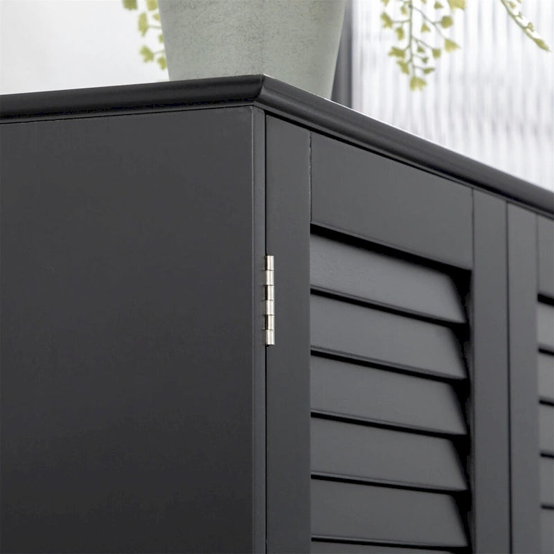 Meuble de rangement haut et étroit pour salle de bain