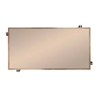 Table basse rectangulaire, Table basse avec plateau miroir, Tables basses modernes, Table d'appoint pour le salon