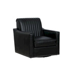 Carlota Faux Leather 360 Swivel Accent Chair