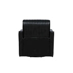 Fauteuil d'appoint pivotant à 360° en similicuir