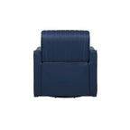 Fauteuil d'appoint pivotant à 360° en similicuir