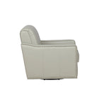 Fauteuil d'appoint pivotant à 360° en similicuir